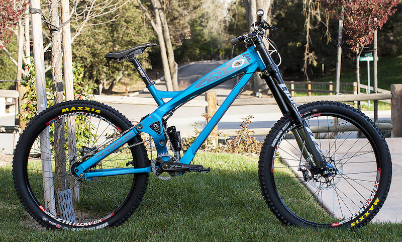 Zerode G2 custom Blue with Race Build on it 