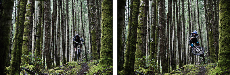 Riley McIntosh and Tig Cross each take a try at a perfect mossy jump. Old school vs new school.