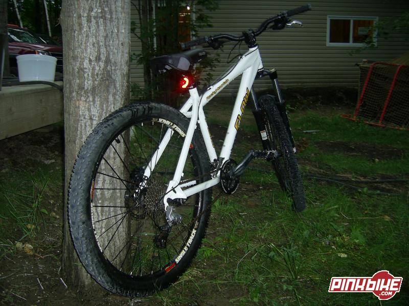 the bike and the fork doesn't have any scratch and it's come whit the front brake (hayes hfx-9)(not on the pic)