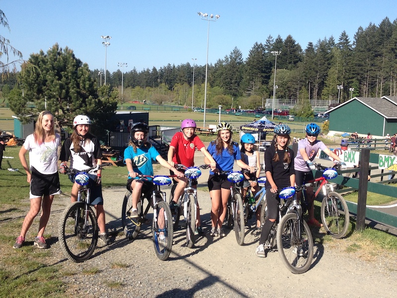 The Gals at School Bike League BMX event May 8, 2013 in Victoria