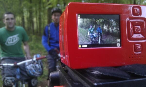 Filming the Promo vid for The QECP DH race 2nd June 2013.