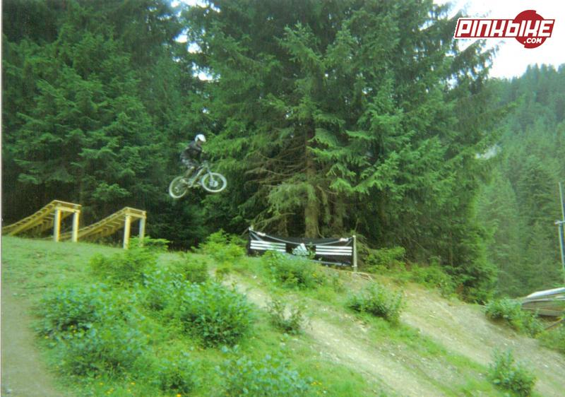 Me doing the bigger jump in chatel.