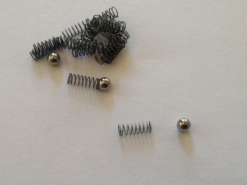 Fox 40 detent ball & spring For Sale