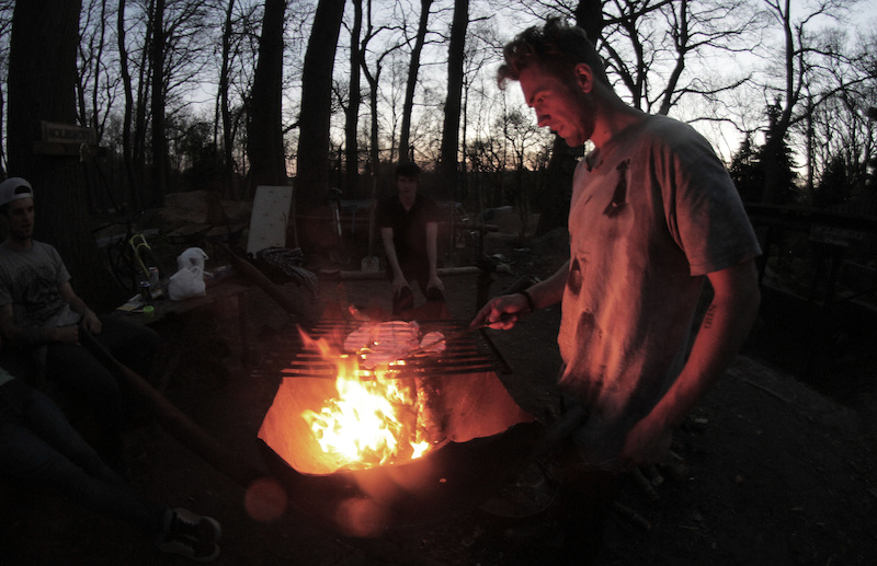 BBQing