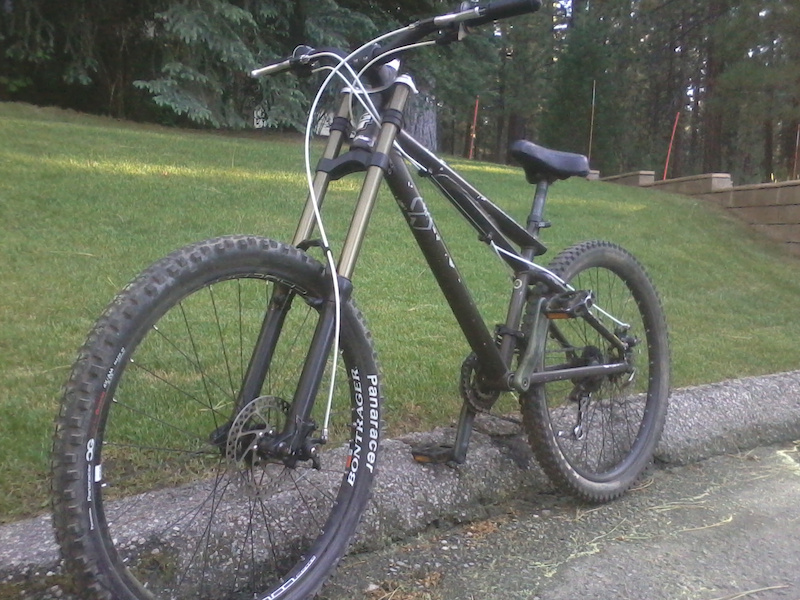 dual crown fork on hardtail