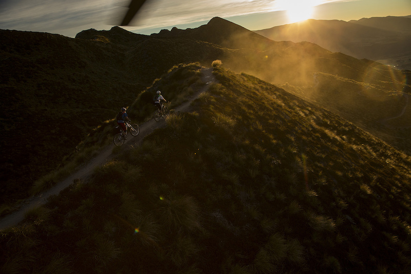 Andrew Shandro and Rene Wildhaber near Queenstown, New Zealand.