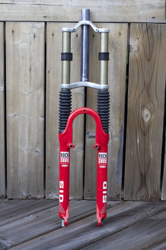SUSPENSION DECAL SET RED VERSION ROCK SHOX SID XC DUAL AIR  FORK 