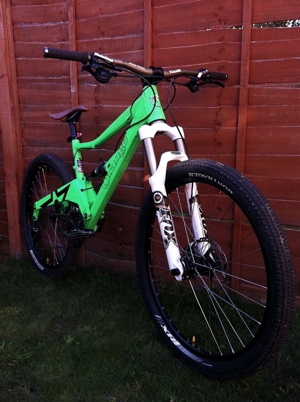 New Orange Five - just needs a bleed to the rear brake &amp; forks adjusting to 160mm :)