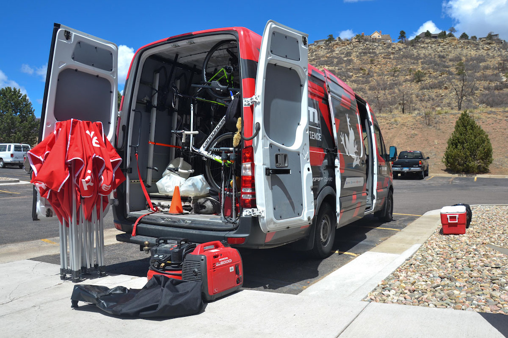 STU also send out Ride Experience vans to events all over the country.