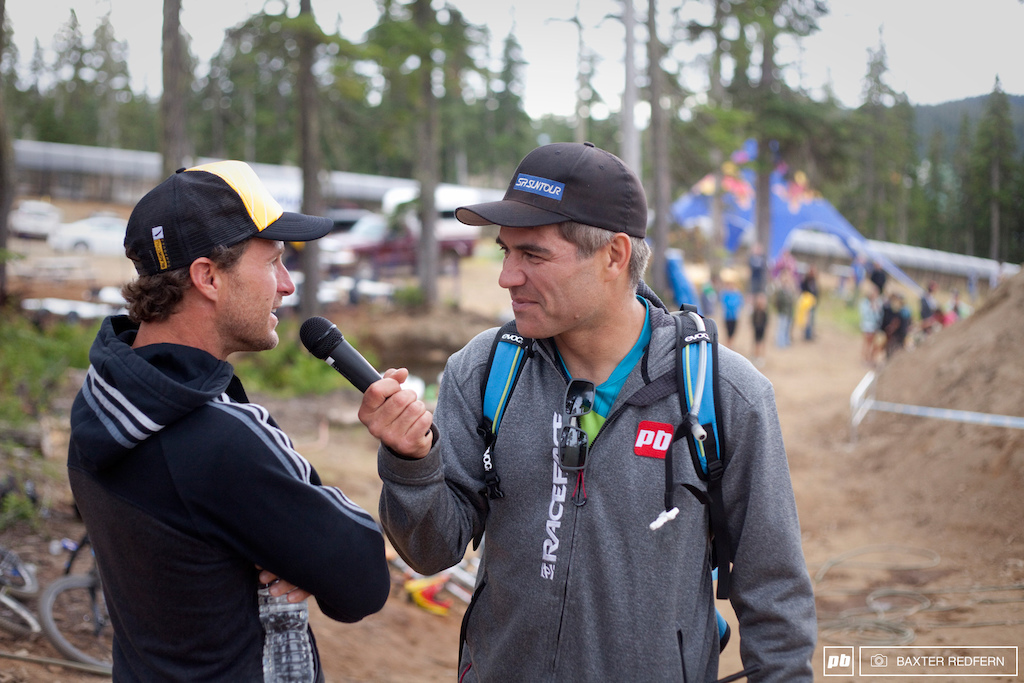 Richie Schley at his first ever invitational, Brett Tippie at his first ever not talking moment..