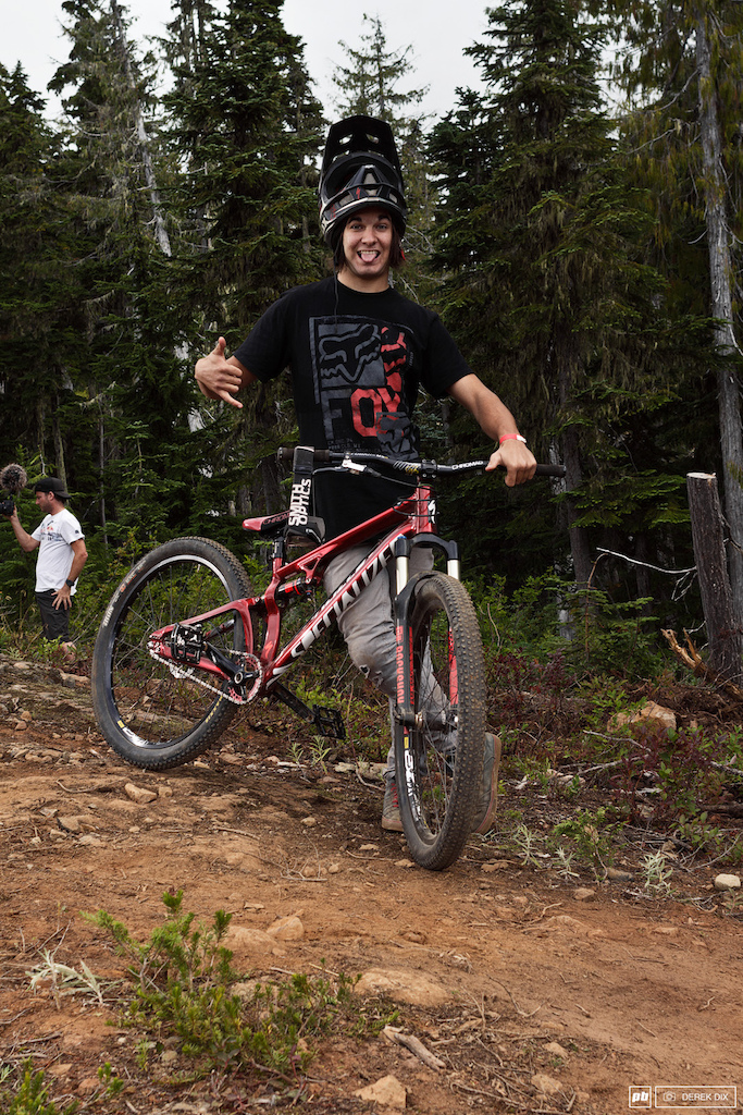 Paul Genovese hanging loose Specialized slope squisher.