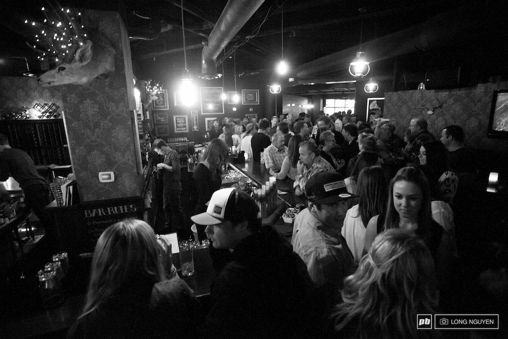 The Underground Lounge was packed full of friends, family, and legends.