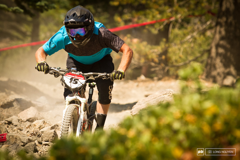 Casey Coffman staying smooth and fast. Consistency is the key for today's race.