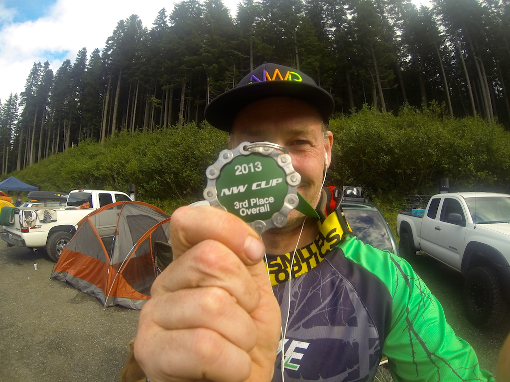 Showing off my 3rd place overall 'green' bronze medal. Super stoked.