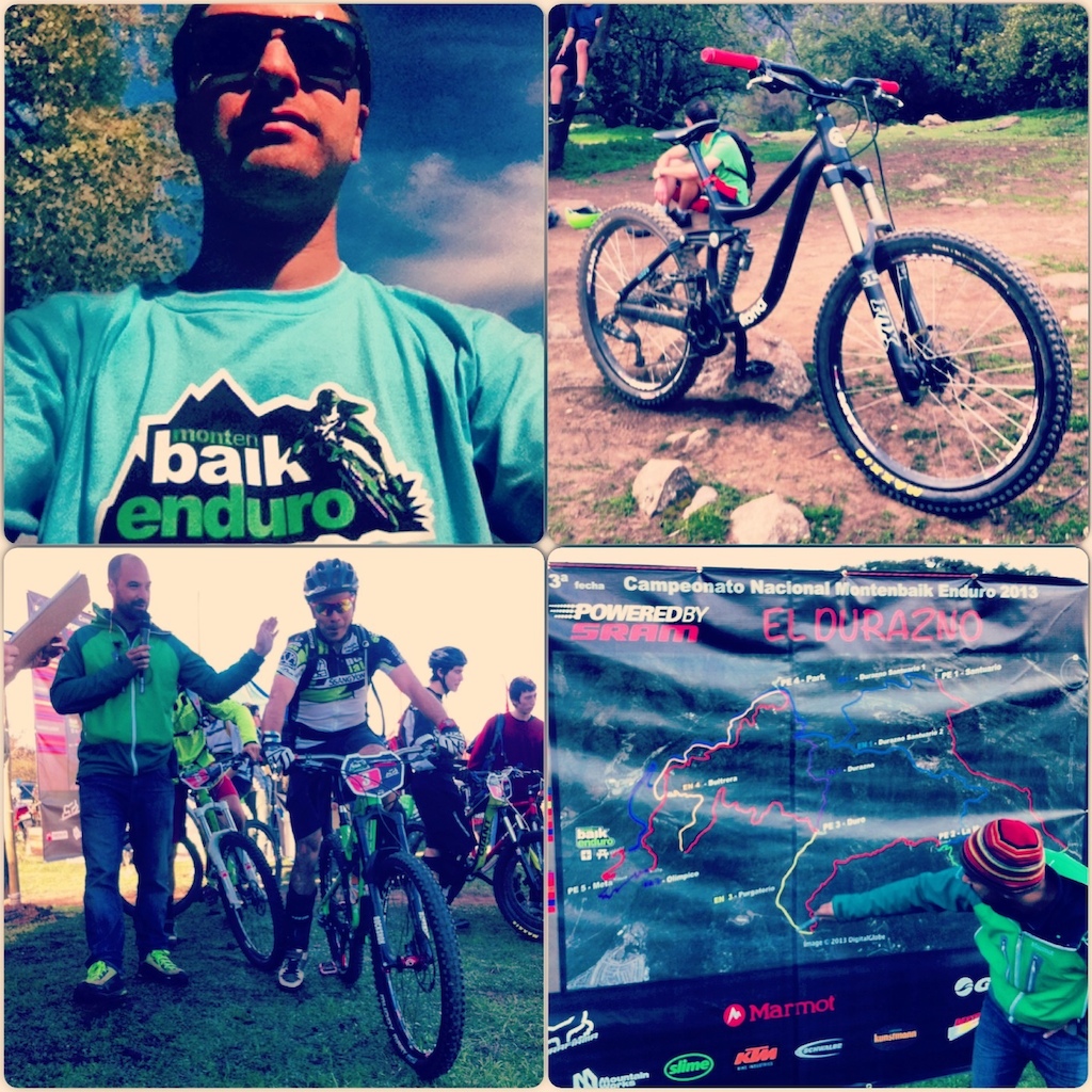 Collage from the third race Of the montenbaik enduro series where i was working volunteer as a race cop hahaha watching in case the racers went out Of the course