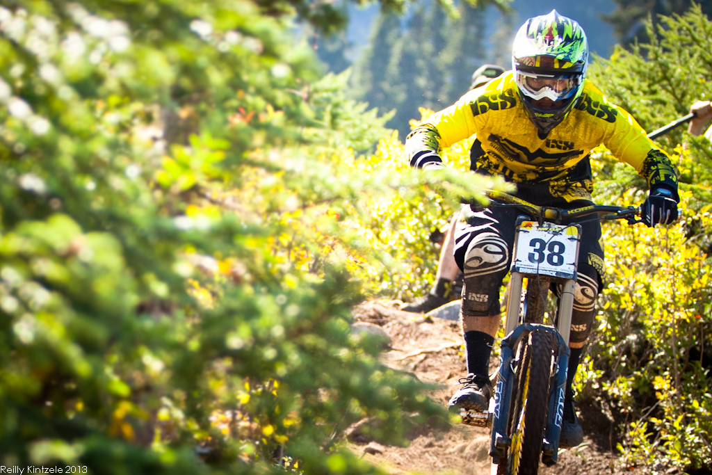 Luke Strobel at Stevens Pass Bike Park in Leavenworth, Washington ...