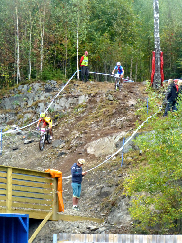 Final decent of the XC course