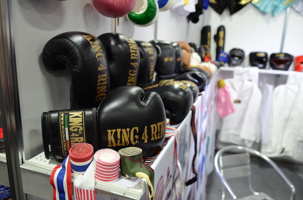 Need boxing gloves? This booth will get you sorted out