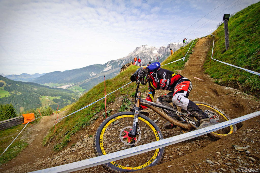 WC Downhill Leogang 2013
- Go Aussie!