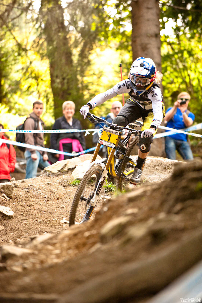 WC Downhill Leogang 2013
- Rach making it look just so easy...