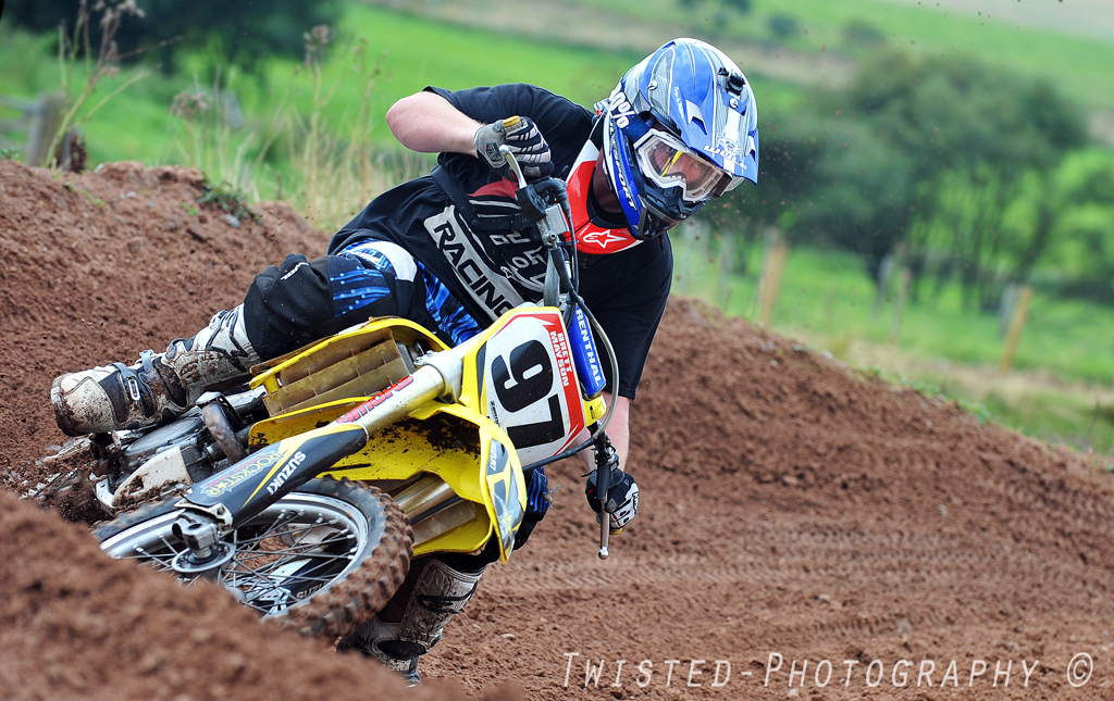 Dave out on the mx bike .