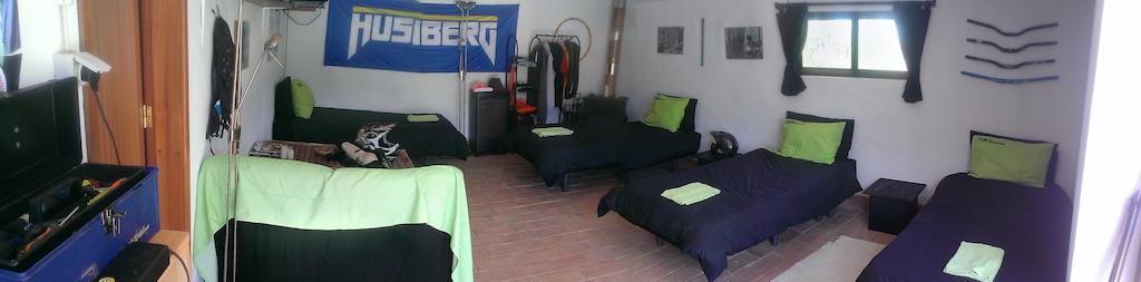 one of the rooms we have for our riders