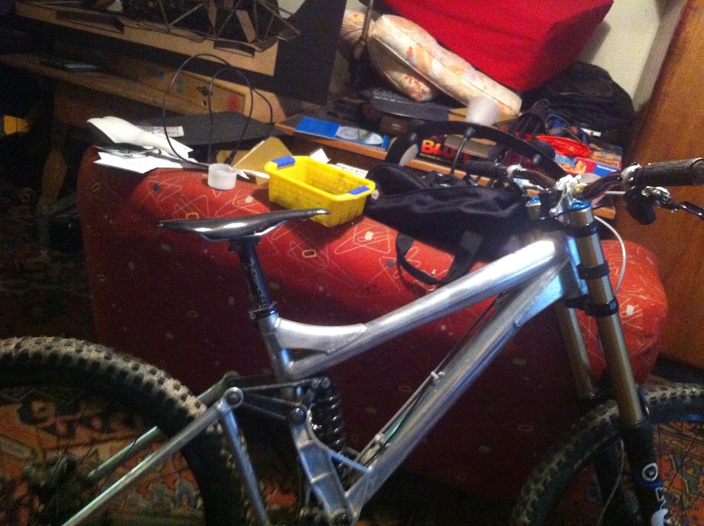 new selfmade carbon saddle