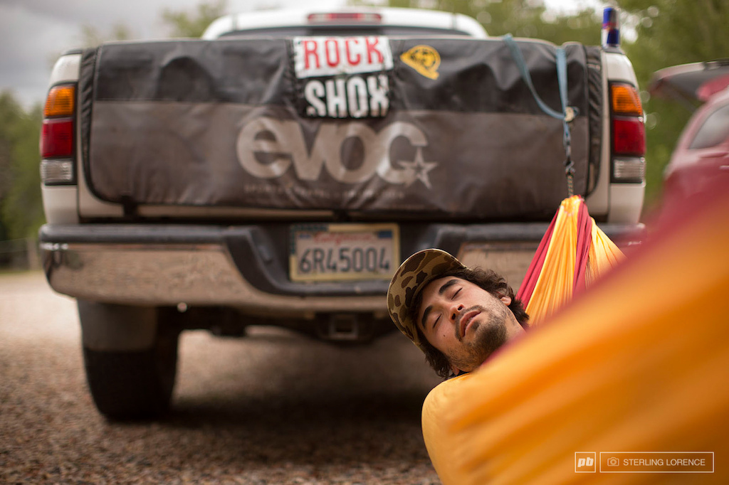 Diggers used the day to caych up on rest 2013 RedBull Rampage in Virgin Utah