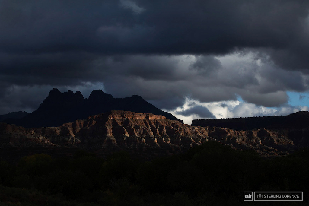 and by the end of the day the sun was shining...2013 RedBull Rampage in Virgin Utah