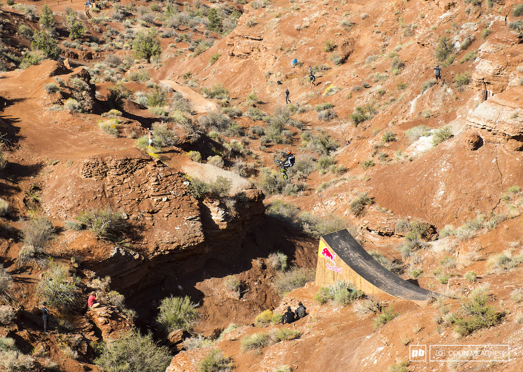 Guniea Pig on the canyon gap: Tommy Vansteenbergen sending it large!