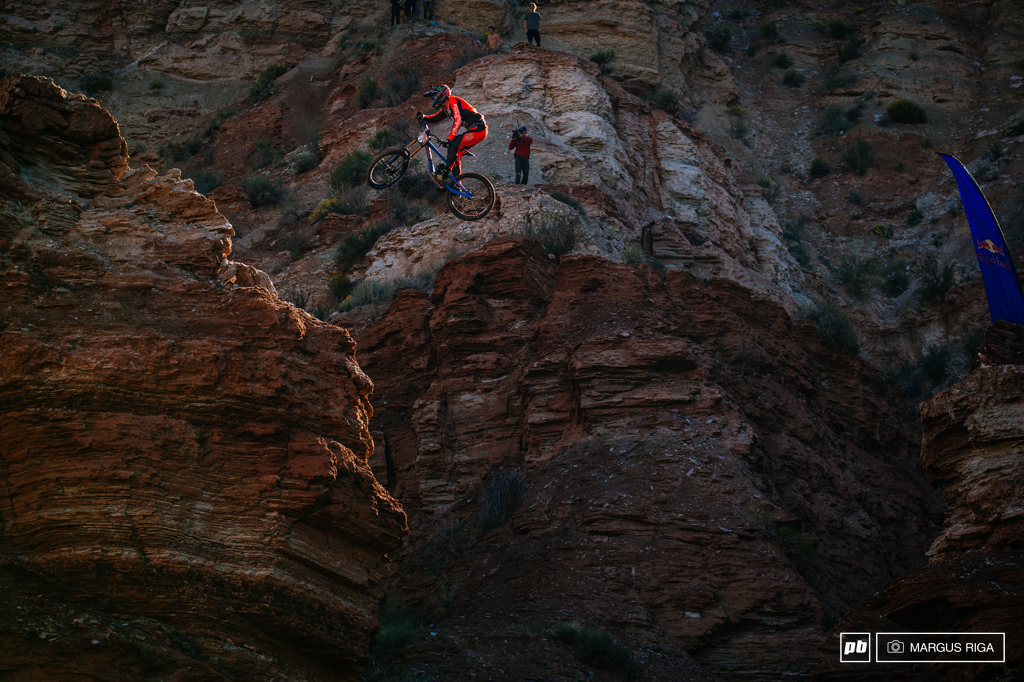 Brendog had no problems clearing his canyon gap. That s saying a lot because last year he spent all his build time working on it only to not ride it. Guess he worked out the kinks and got a whole bigger set of balls.