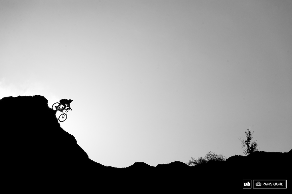 Wil White rolling the ridge. Wil is a Rampage favorite and always a fun rider to watch. Raw and loose.