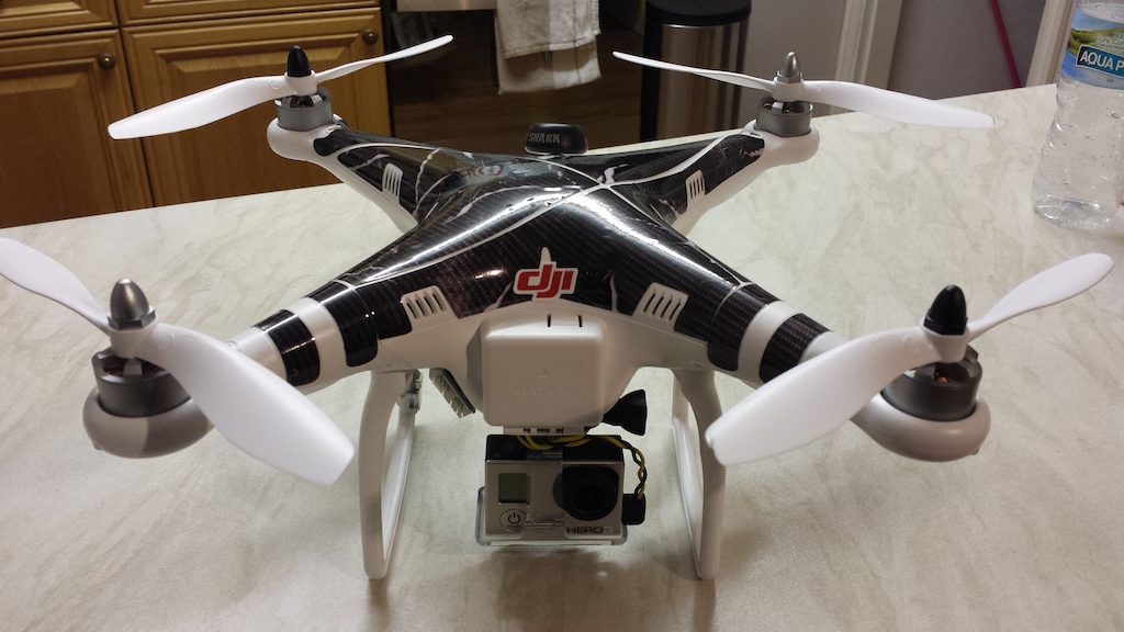 Dji phantom with new go pro.