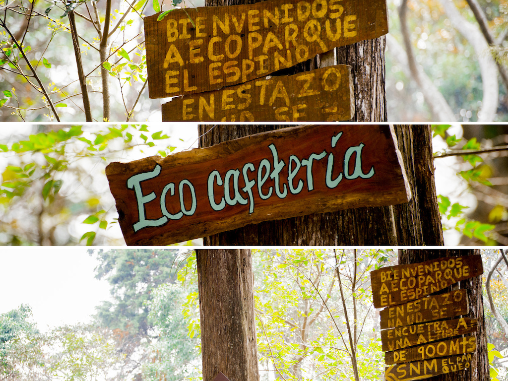 The local trail park - Eco Parque El Espino.