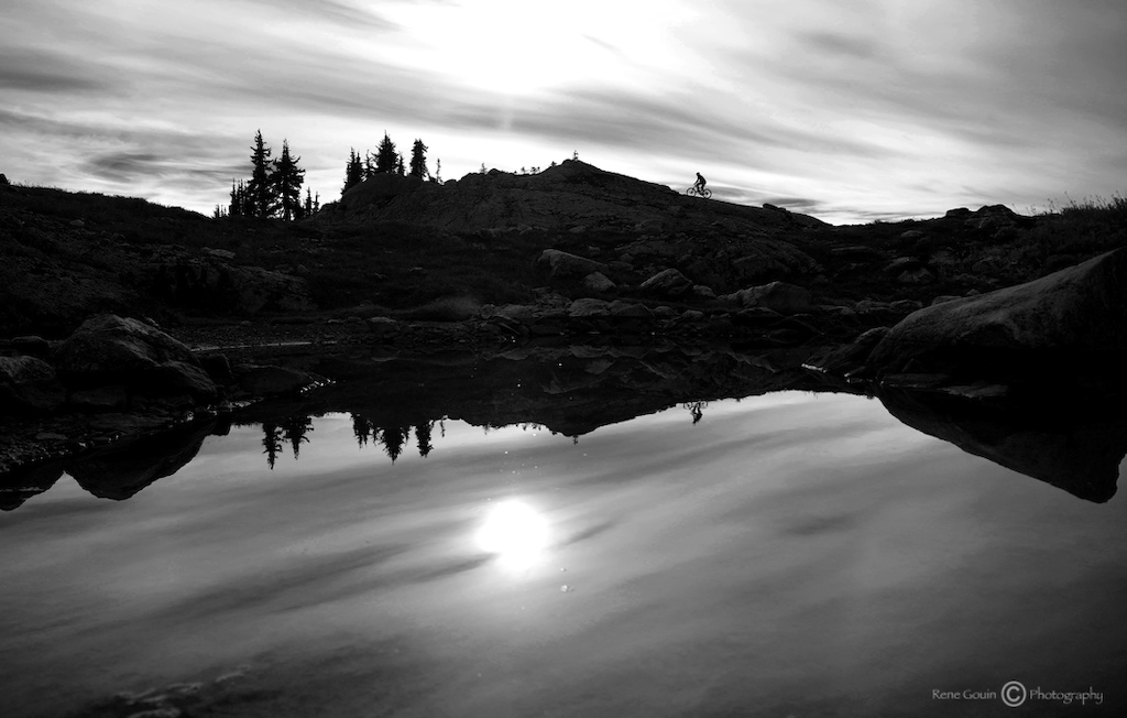 Eric Masse in the whistler backcontry Bc Canada