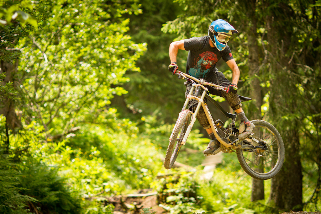 Peter Ballin at Air-Voltage in Chatel, France - photo by TrailMecca ...