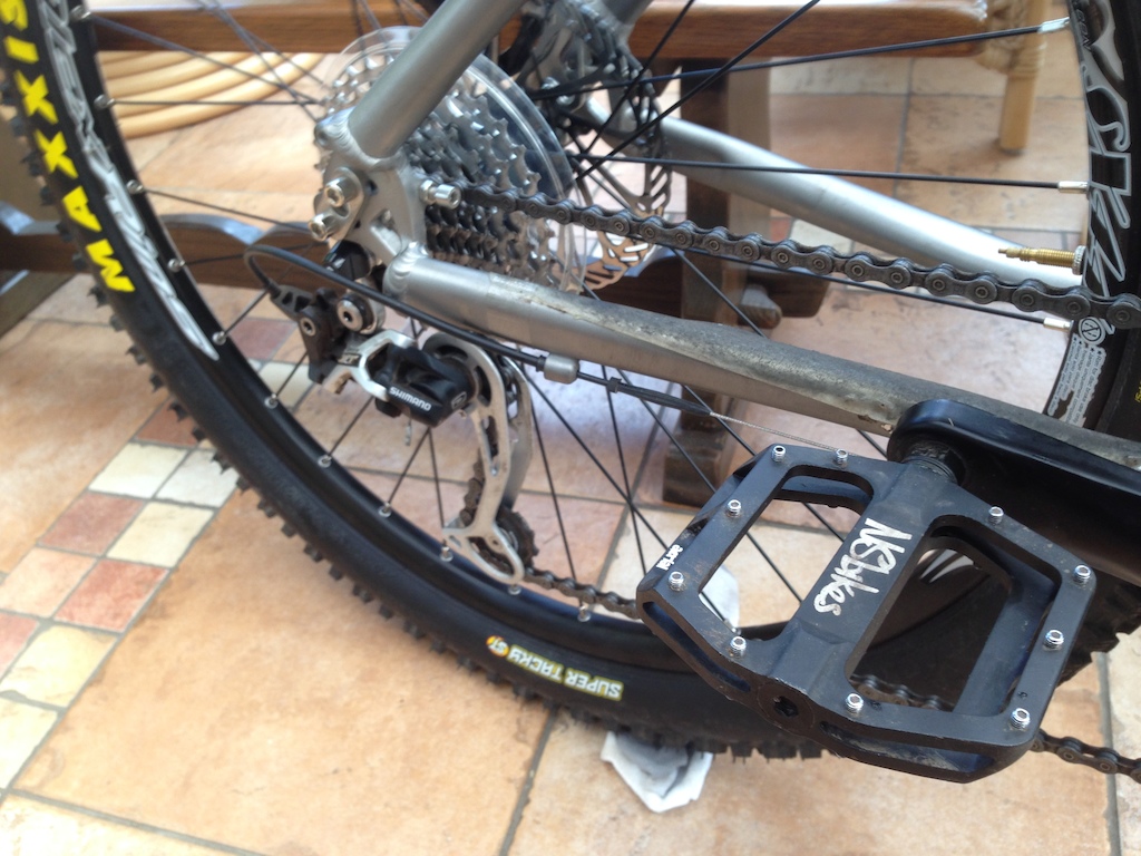 after purchase of the bike had to upgrade the pedals # ns aerial pro 2013