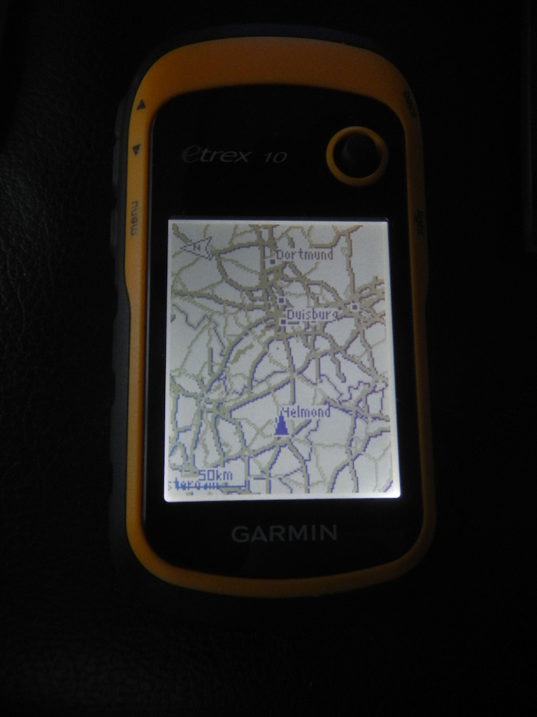 Etrex 10 with modified basemap