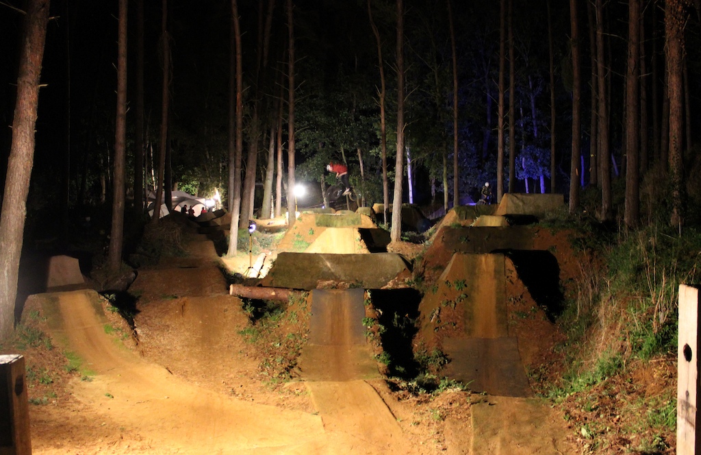 Night time trails jam. Please do not disclose the location of these trails.
