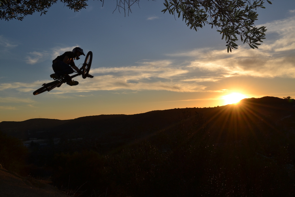 Clicking off some tables at sunset while filming for No Excuses