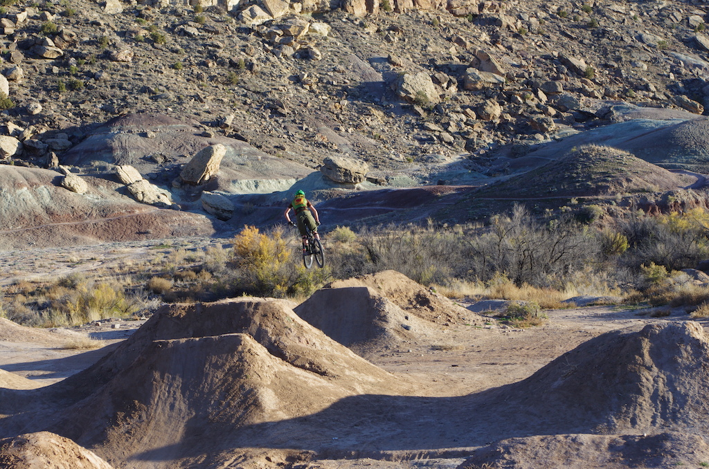 at Lunch loops dirt jumps in Grand Junction, Colorado, United States