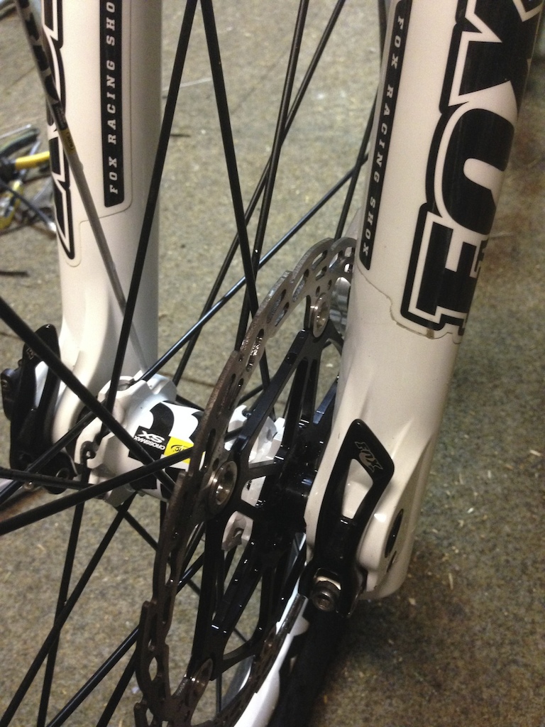 the end result!
only one break line to replace with the steel flex version.