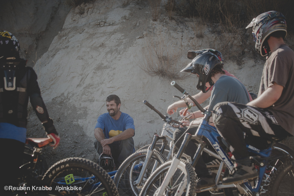 Brad and five young men whose lives on bicycles have been shaped by his hands his riding and consistent grin.