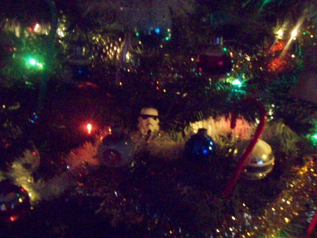 set up the tree this weekend...I got a thing for Stormtroopers...