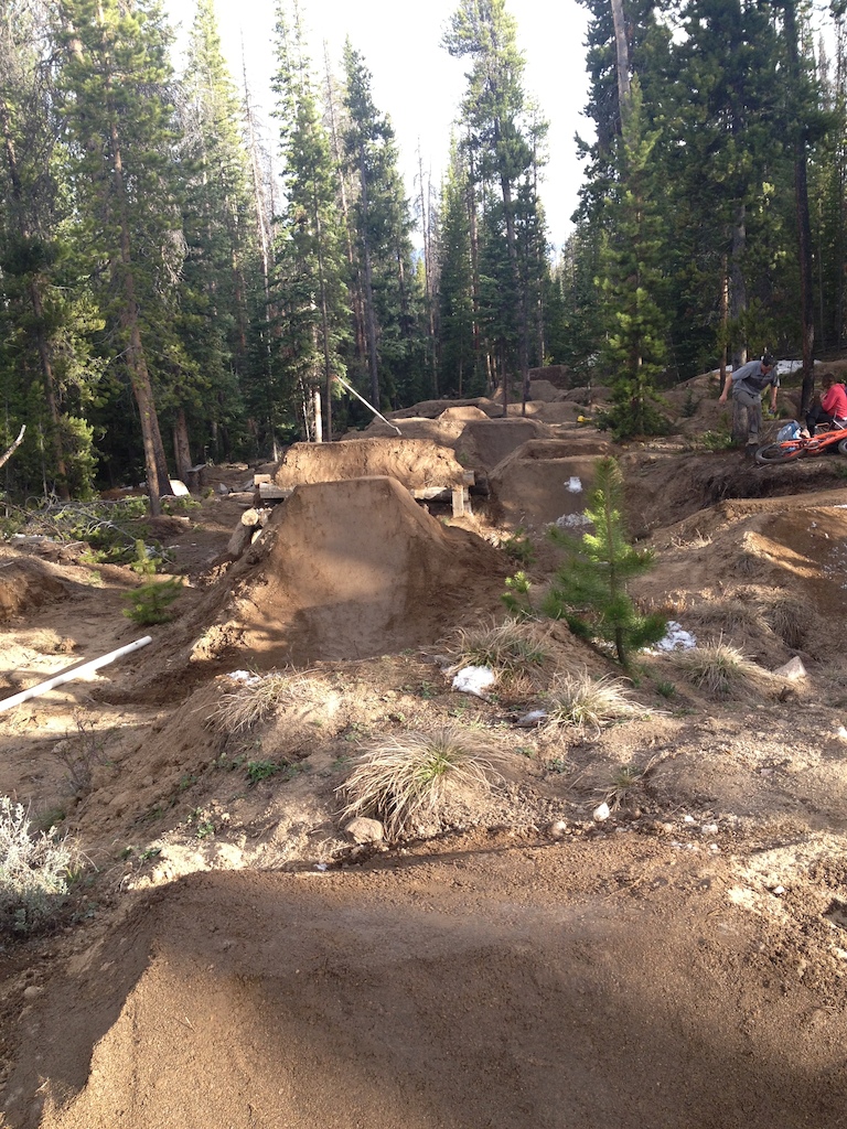 some where in the woods of colorado