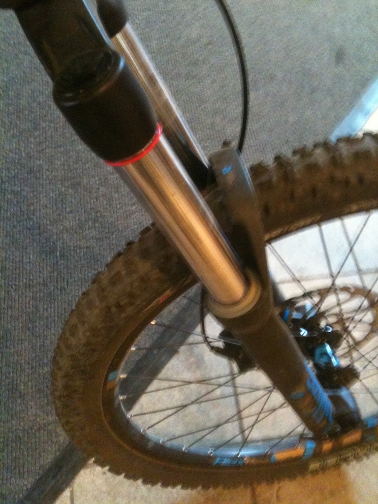 Had A REALLY hard hit and look how much travel I used! Being COMPLETELY Honest. Nasty scars have also been left.