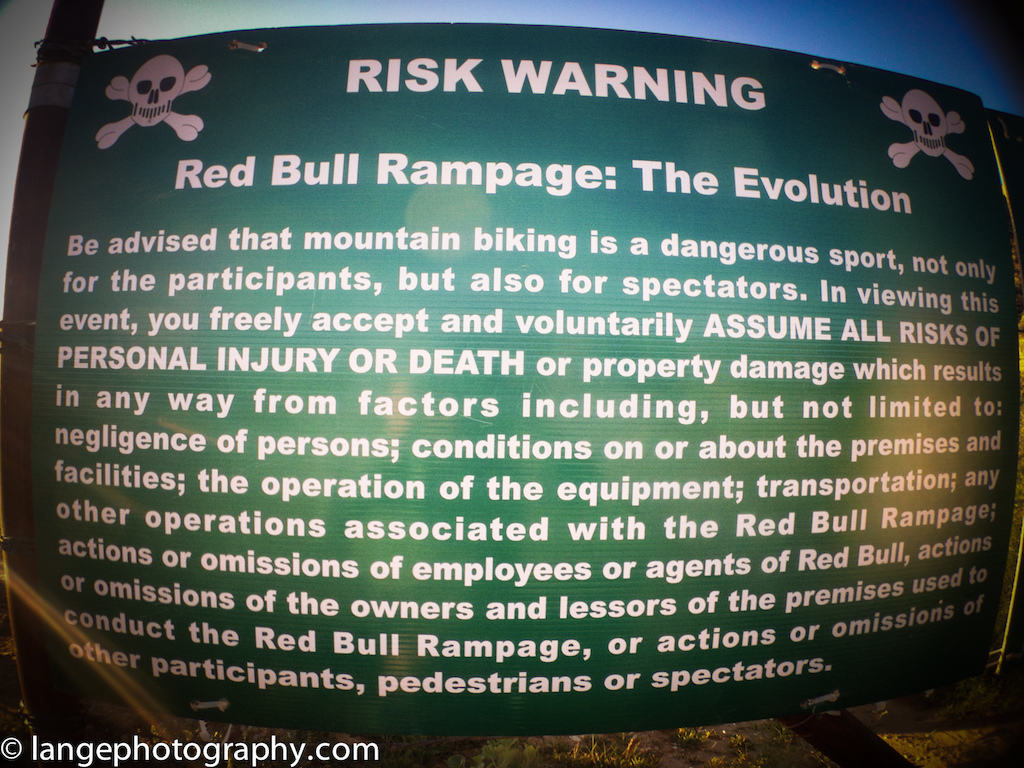 fair warning.  redbull rampage 2013, virgin, utah, usa.