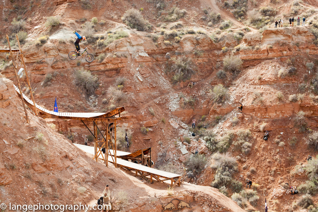 kyle strait suicide no hander off the icon sender during finals of the redbull rampage 2013