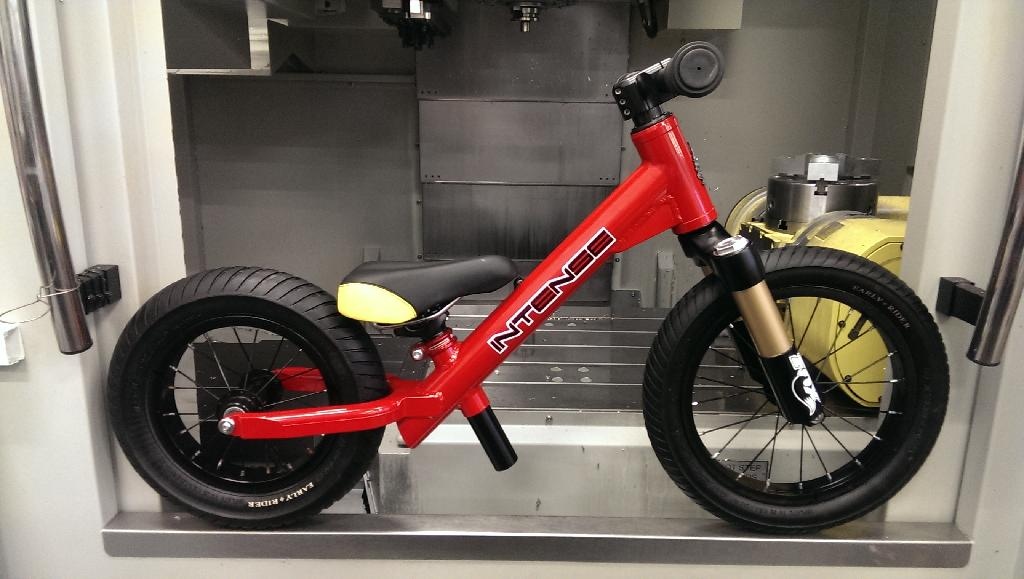 The balance bike I made for my daughter.
