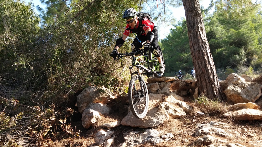 Riding in Ofer Forest, Israel, 27.12.13